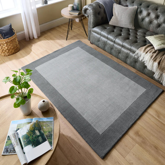 Origins Borders Grey Rug - Love-Rugs alternate image