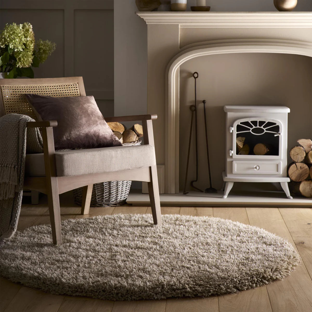 Origins Chicago Latte Round Rug - Love-Rugs