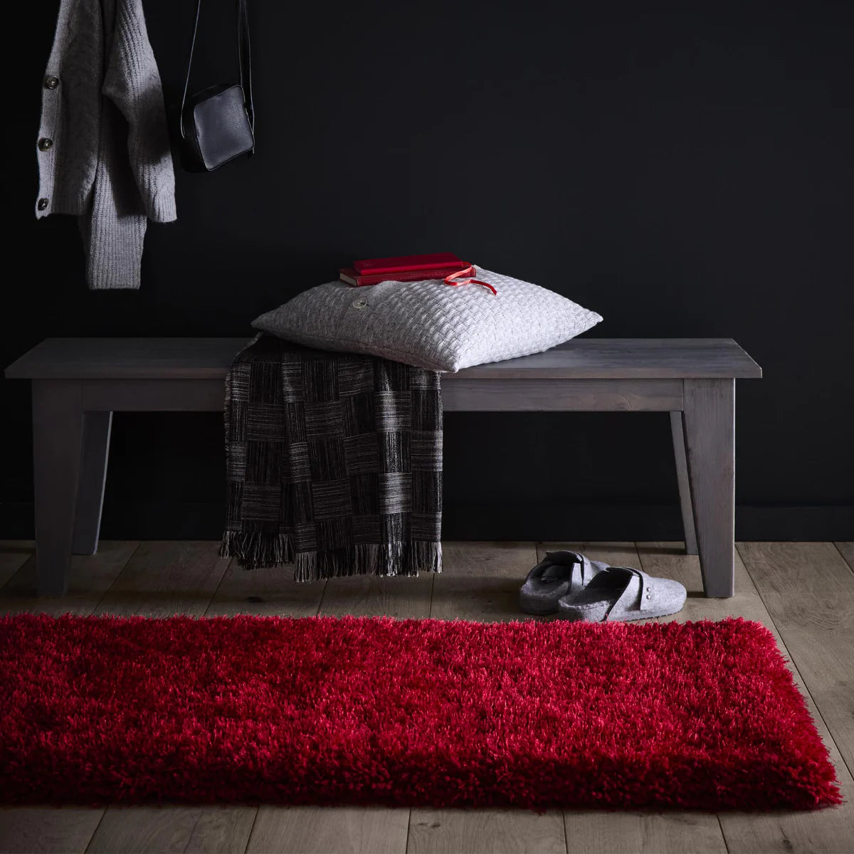Origins Chicago Red Runner Rug - Love-Rugs