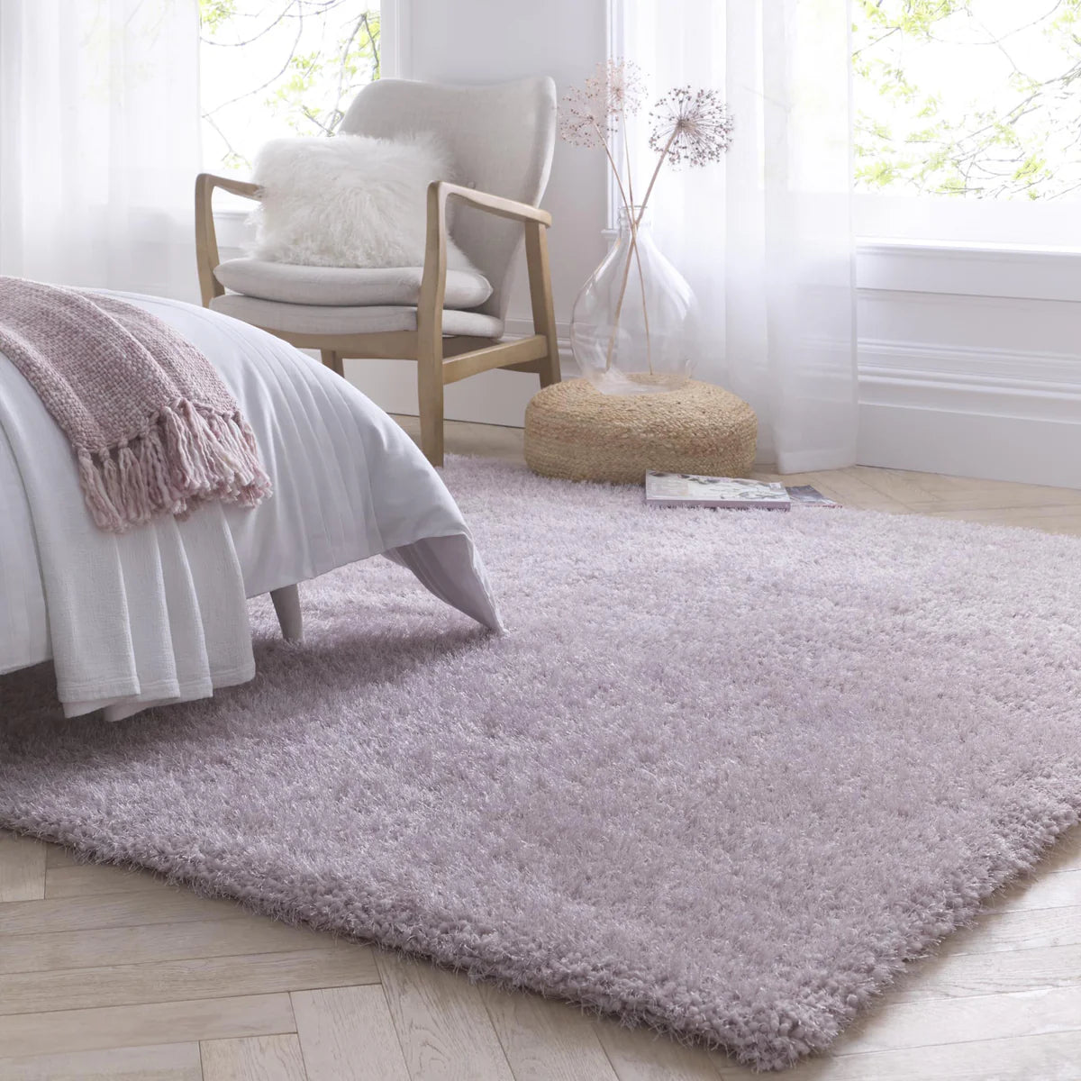 Origins Chicago Soft Lilac Rug  Love-Rugs