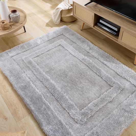 Origins Frame Silver Rug - Love-Rugs alternate image