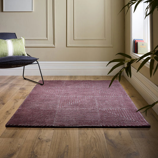 Origins Geometric Berry Rug - Love-Rugs alternate image