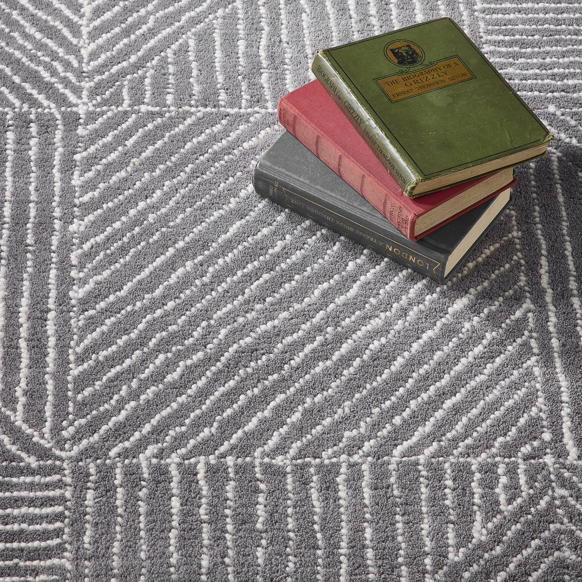 Origins Geometric Charcoal Rug - Love-Rugs