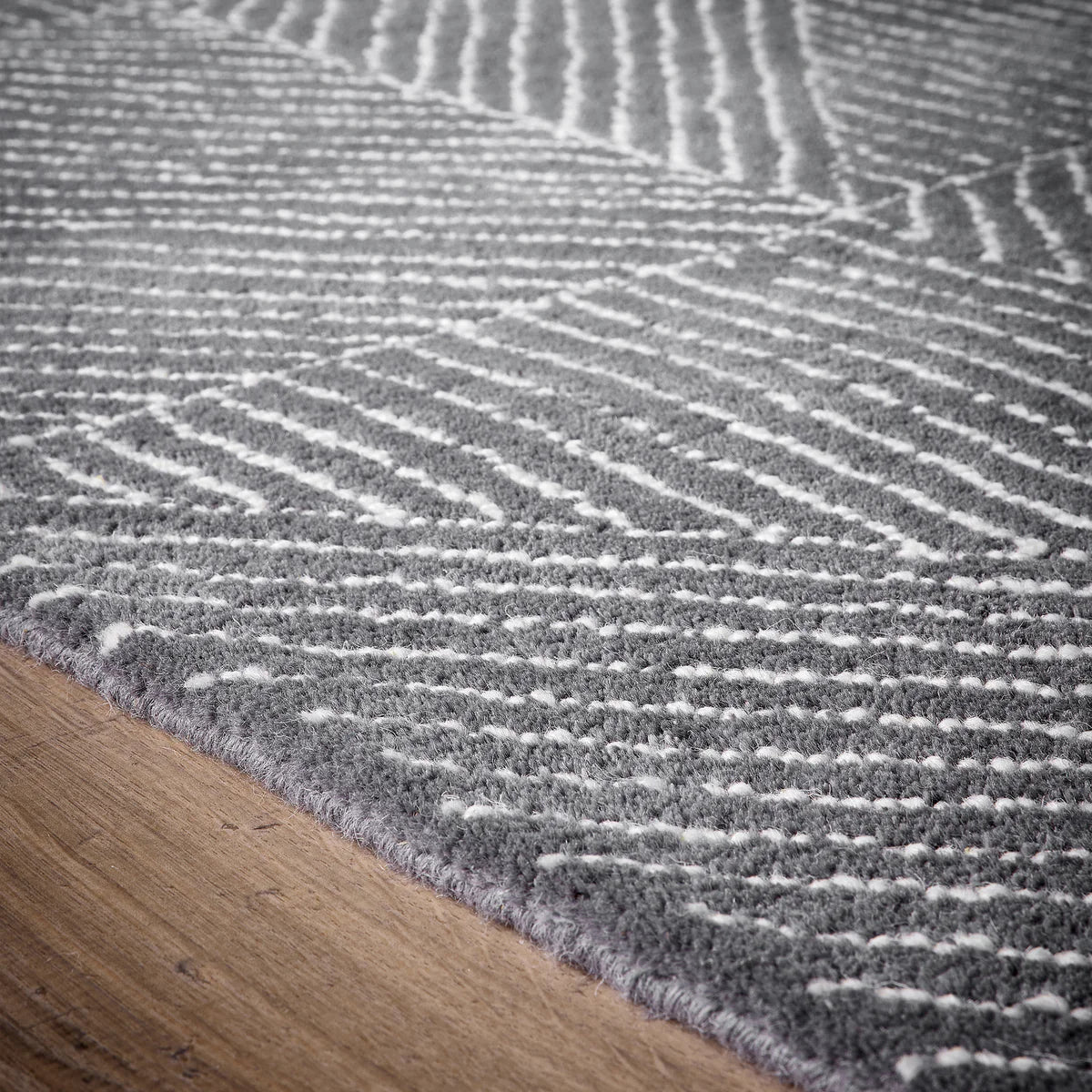 Origins Geometric Charcoal Rug - Love-Rugs