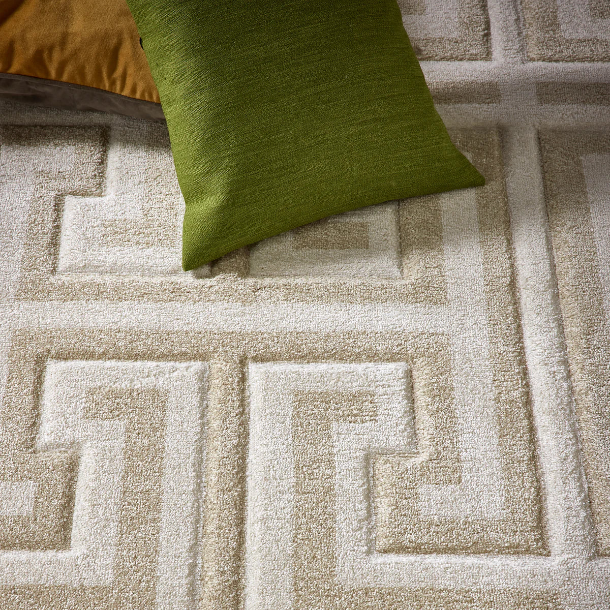 Origins Greek Key Beige/Cream Rug - Love-Rugs