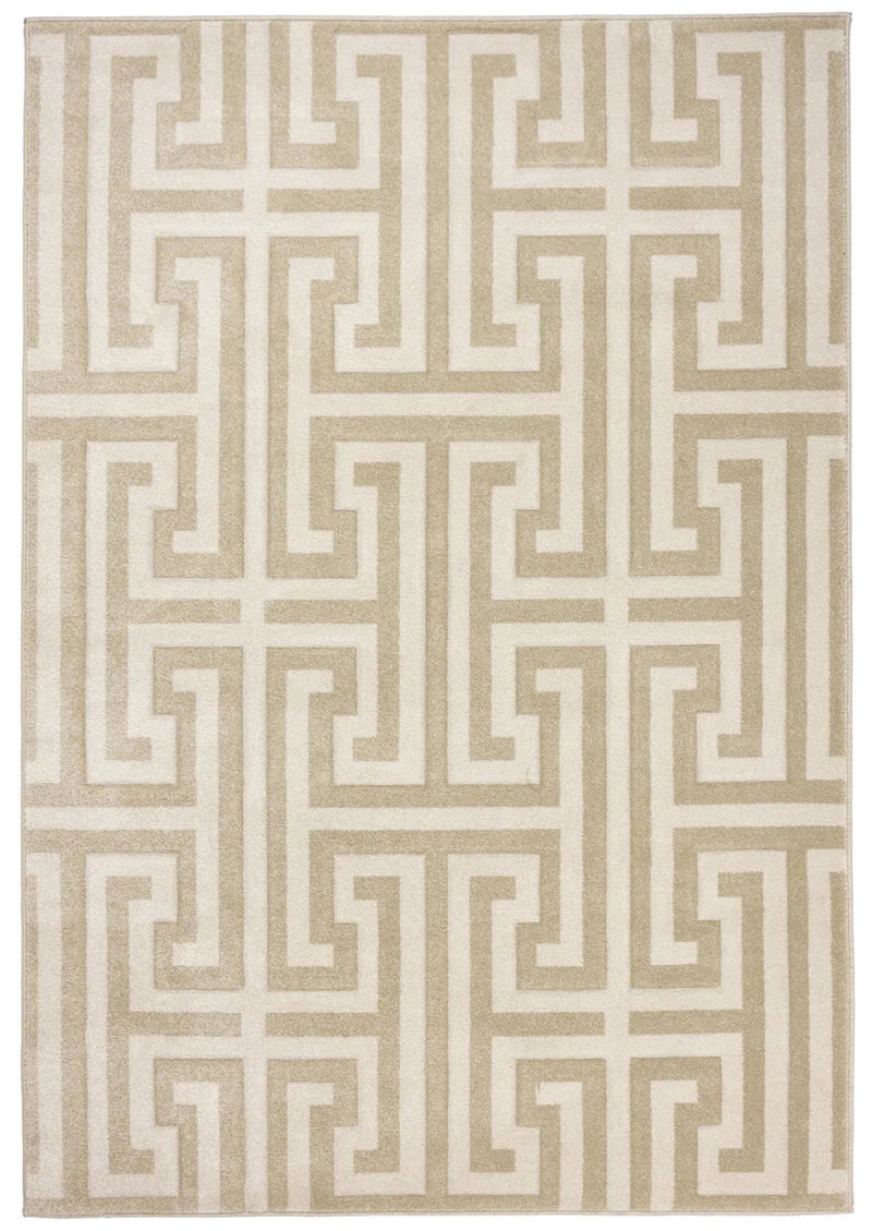 Origins Greek Key Beige/Cream Rug - Love-Rugs
