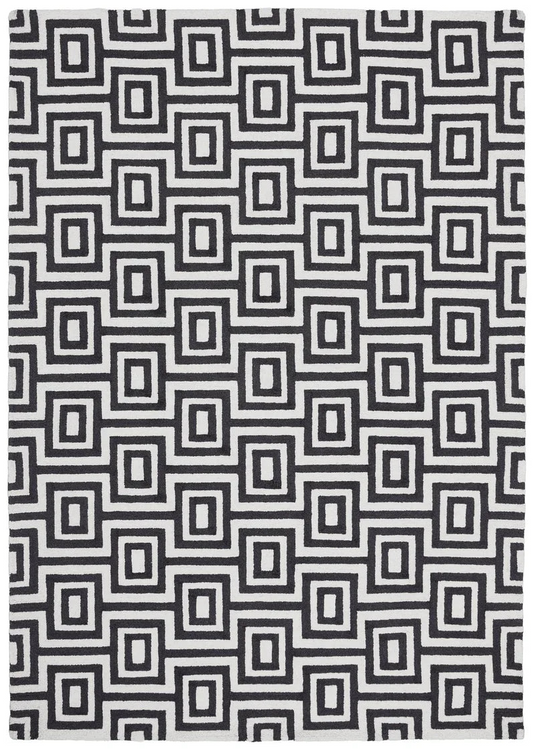 Origins Labyrinth Black/White Rug - Love-Rugs