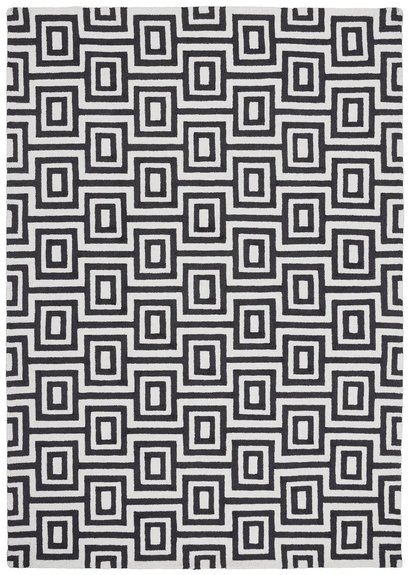 Origins Labyrinth Black/White Rug - Love-Rugs