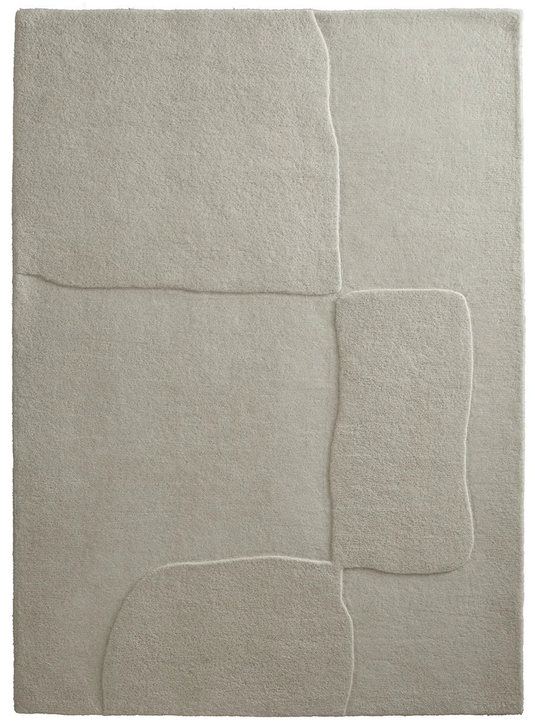 Origins Sculptured Boulder Cream Rug – Love-Rugs
