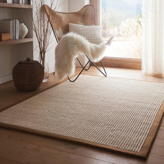 Origins Sisal Boucle with Mocha Border Rug - Love-Rugs alternate image