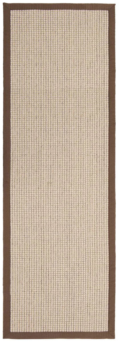 Origins Sisal Boucle with Mocha Border Runner Rug - Love-Rugs