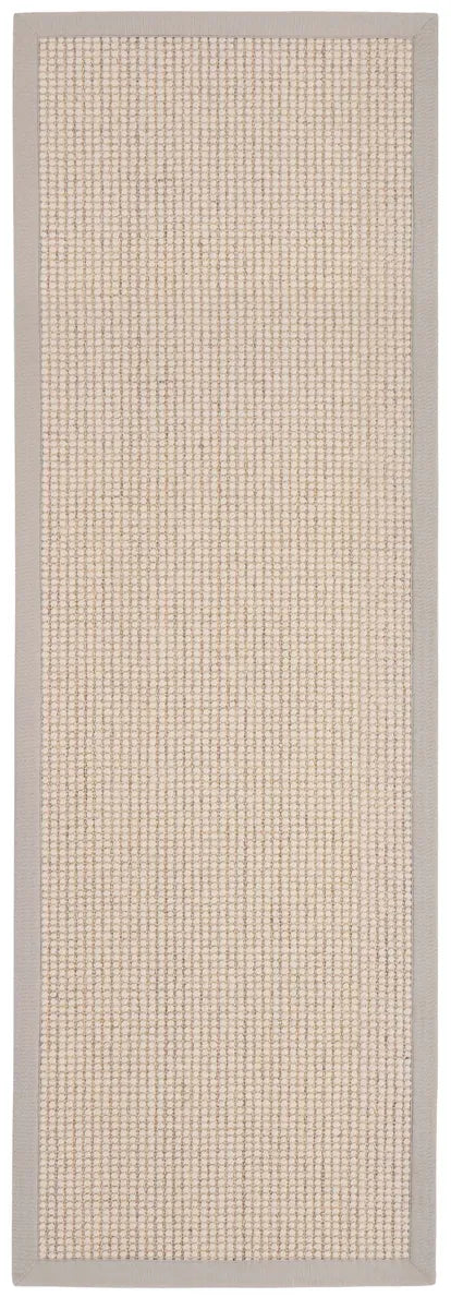 Origins Sisal Boucle with Soft Grey Border Runner Rug - Love-Rugs