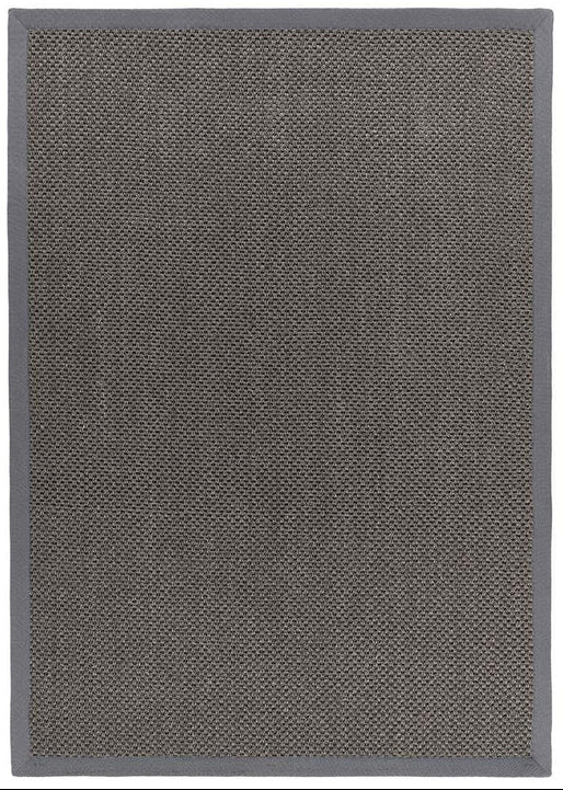 Origins Sisal Dark Grey with Grey Border Rug - Love-Rugs