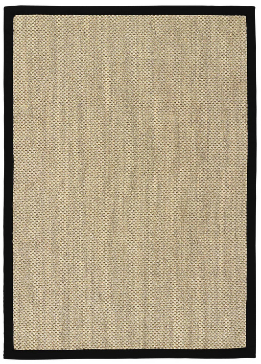 Origins Sisal Light Beige with Black Border Rug - Love-Rugs