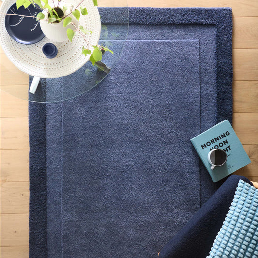 Origins Stacked Border Evening Blue Rug - Love-Rugs alternate image
