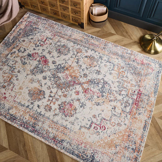 Origins Vogue Navy / Rust Rug - Love-Rugs alternate image