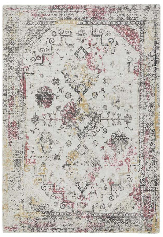Origins Vogue Pink / Ochre Rug - Love-Rugs