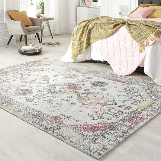 Origins Vogue Pink / Ochre Rug - Love-Rugs alternate image