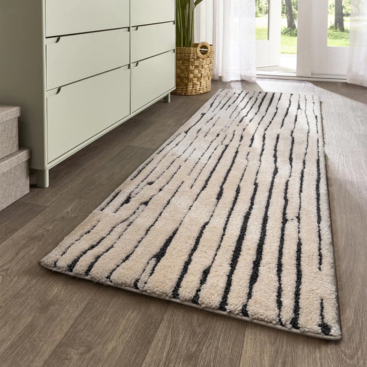 Origins Woodweave Ivory/Charcoal Runner Rug - Love-Rugs alternate image