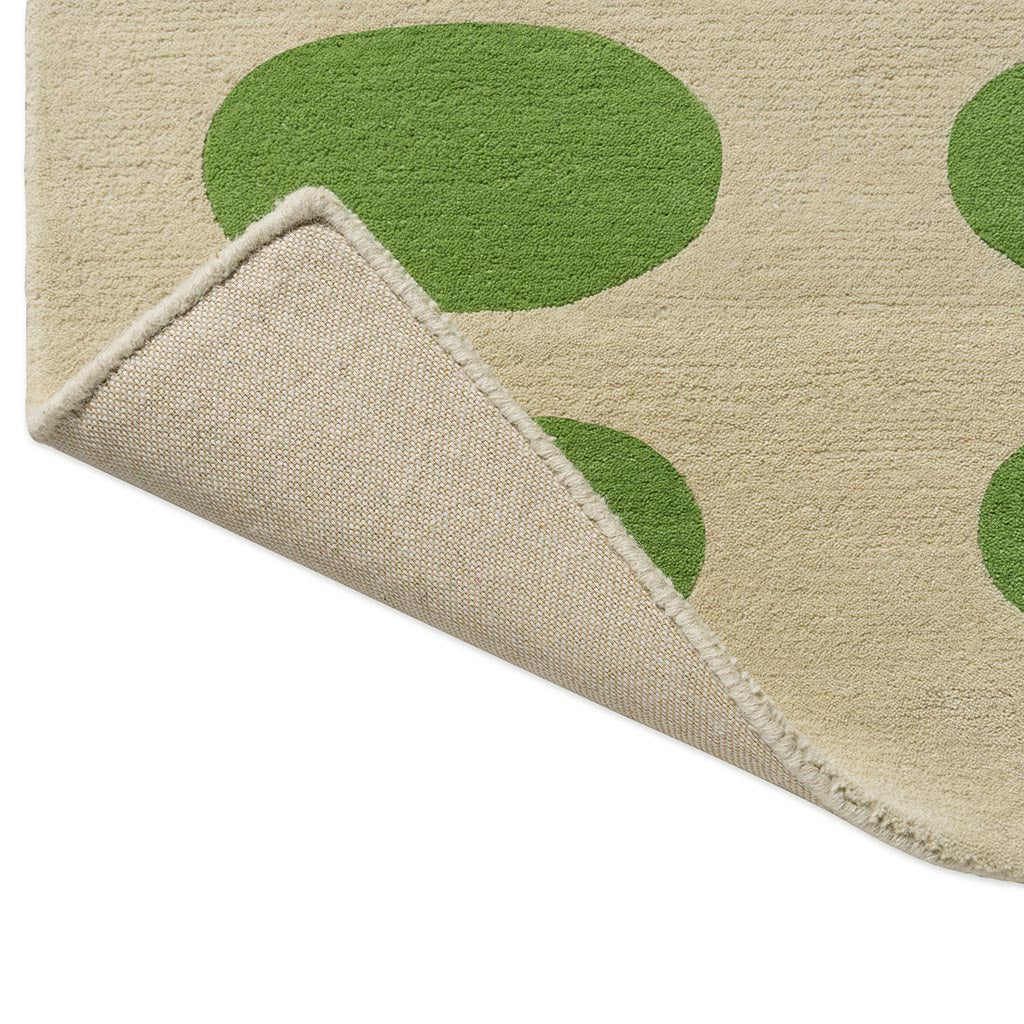 Orla Kiely Optical Oval Green/Cream 157707 Rug - Love-Rugs
