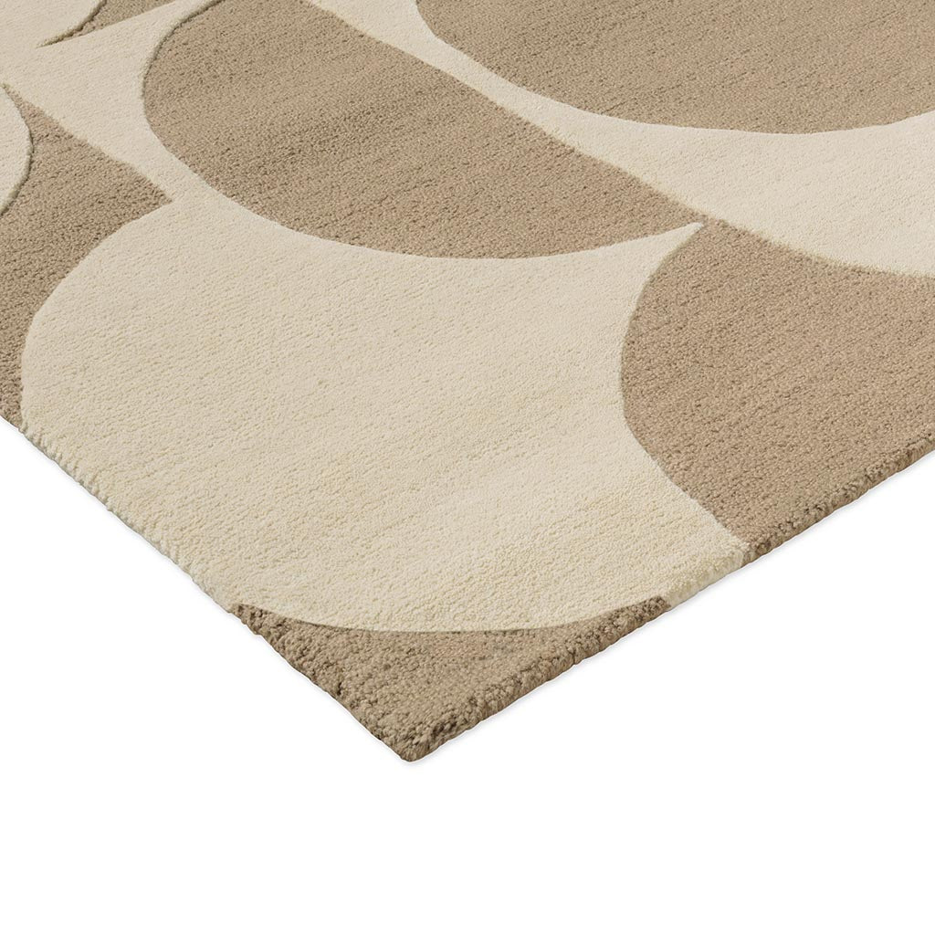 Orla Kiely Prism Flower Mushroom/Ecru 158009 Rug - Love-Rugs