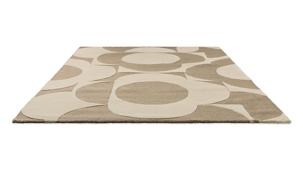 Orla Kiely Prism Flower Mushroom/Ecru 158009 Rug - Love-Rugs
