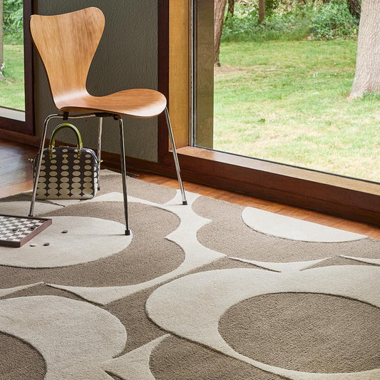 Orla Kiely Prism Flower Mushroom/Ecru 158009 Rug - Love-Rugs alternate image