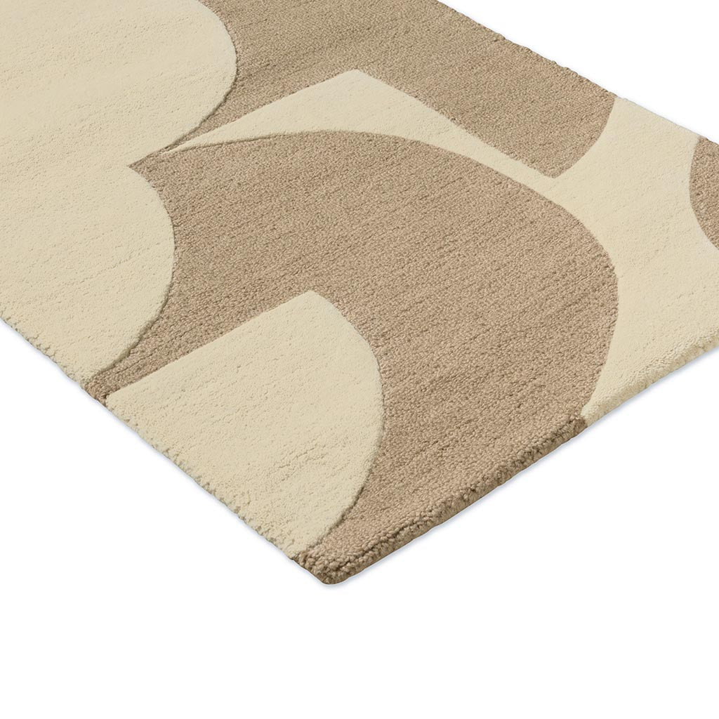 Orla Kiely Prism Flower Mushroom/Ecru 158009 Runner Rug - Love-Rugs