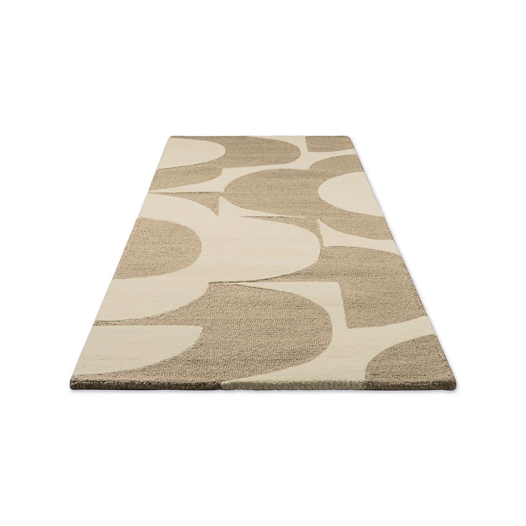 Orla Kiely Prism Flower Mushroom/Ecru 158009 Runner Rug - Love-Rugs