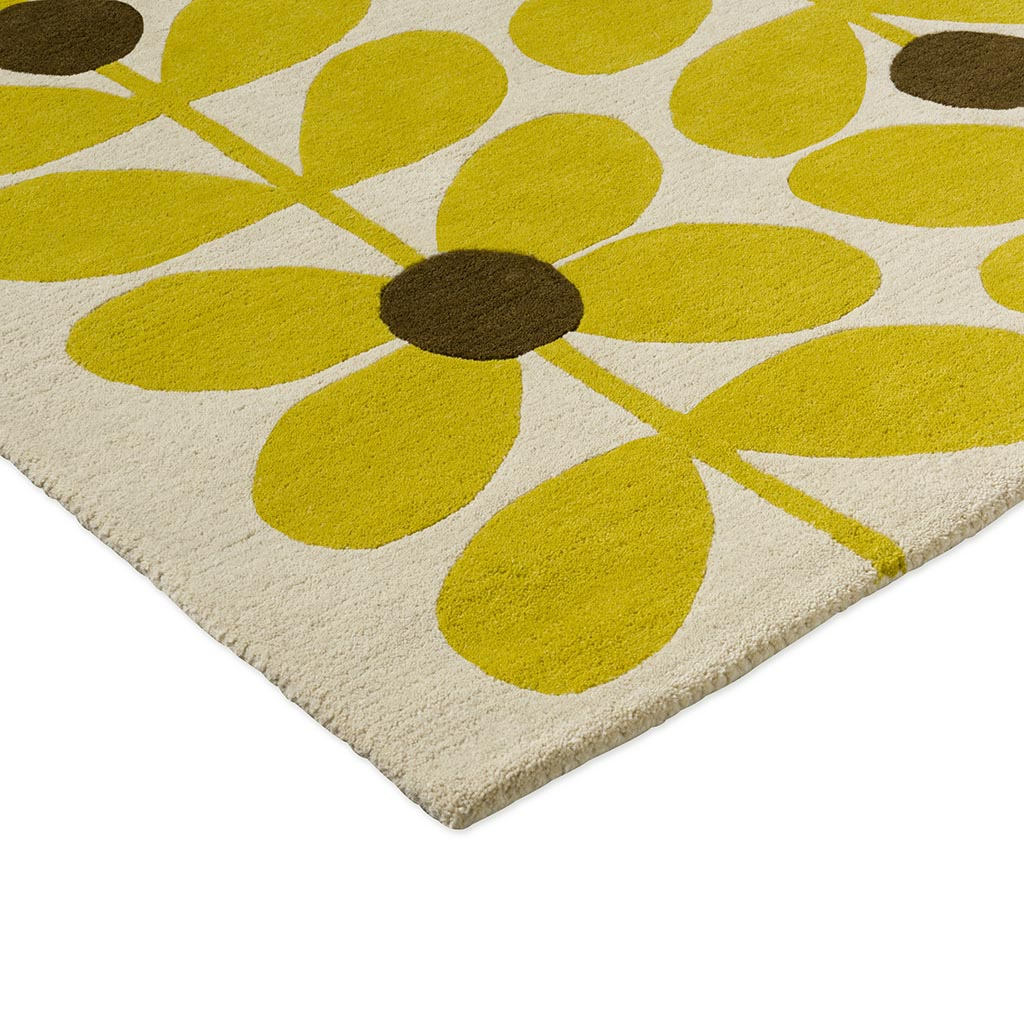 Orla Kiely Sixties Stem Yellow 158106 Rug - Love-Rugs