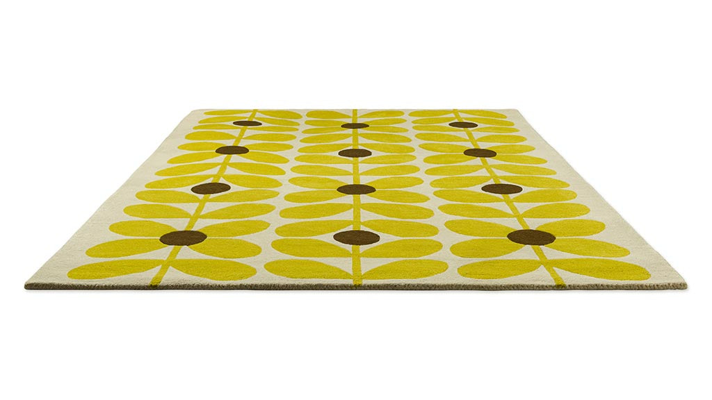 Orla Kiely Sixties Stem Yellow 158106 Rug - Love-Rugs