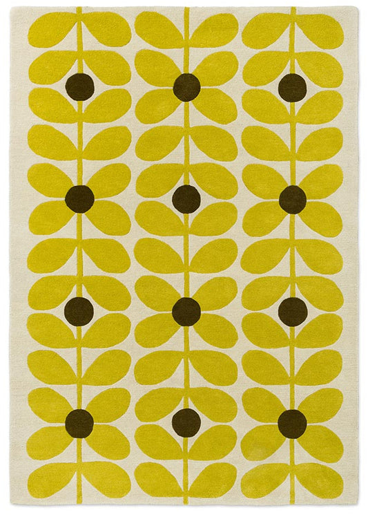 Orla Kiely Sixties Stem Yellow 158106 Rug - Love-Rugs