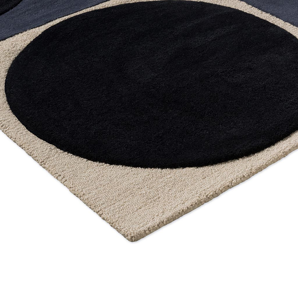 Orla Kiely Spot Square Blue/Navy 157908 Rug - Love-Rugs