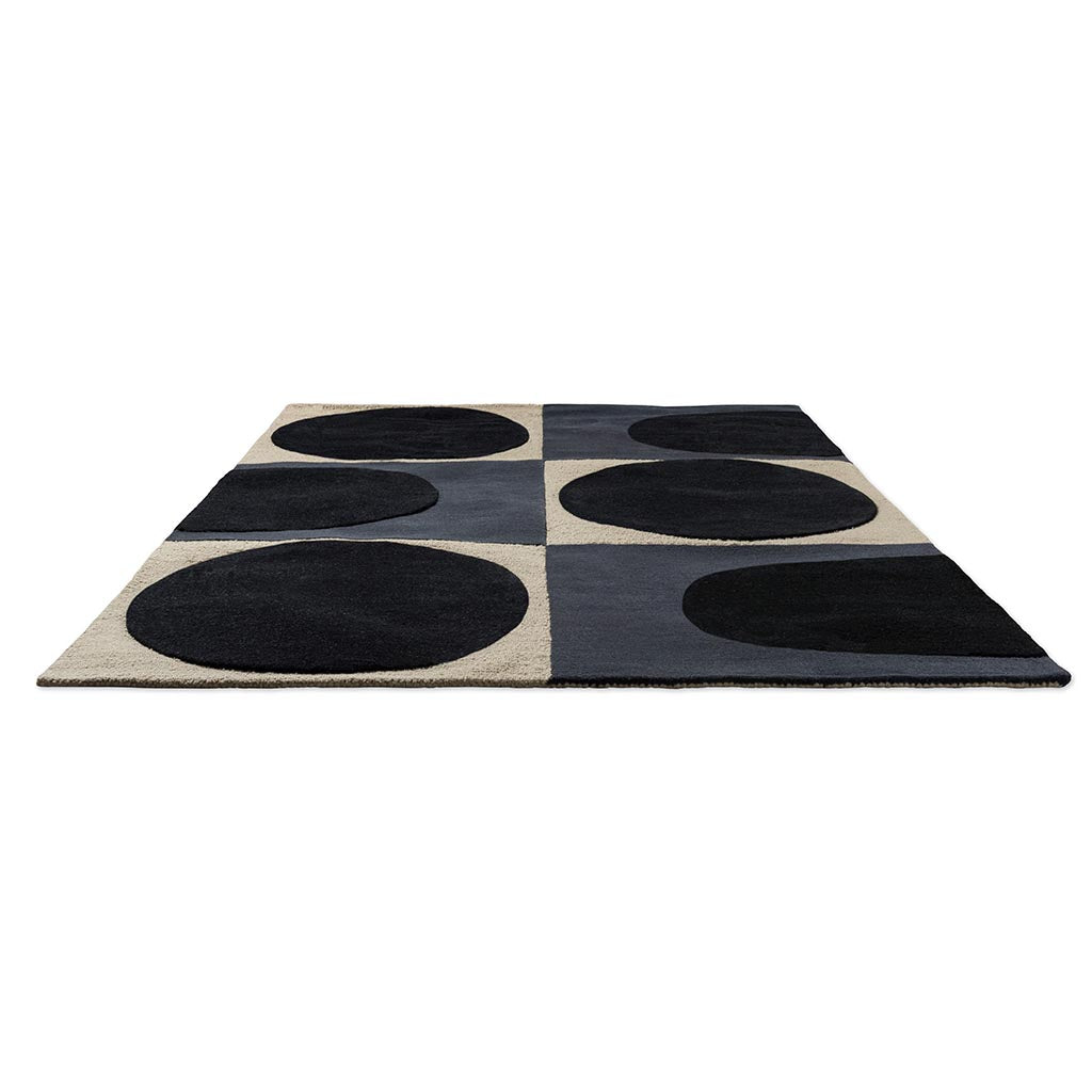 Orla Kiely Spot Square Blue/Navy 157908 Rug - Love-Rugs