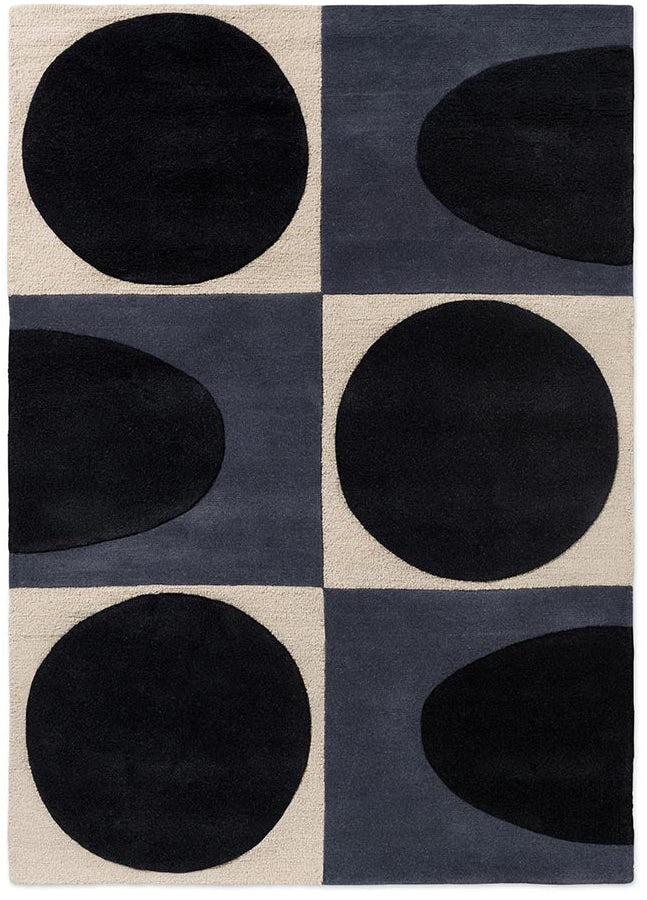 Orla Kiely Spot Square Blue/Navy 157908 Rug - Love-Rugs