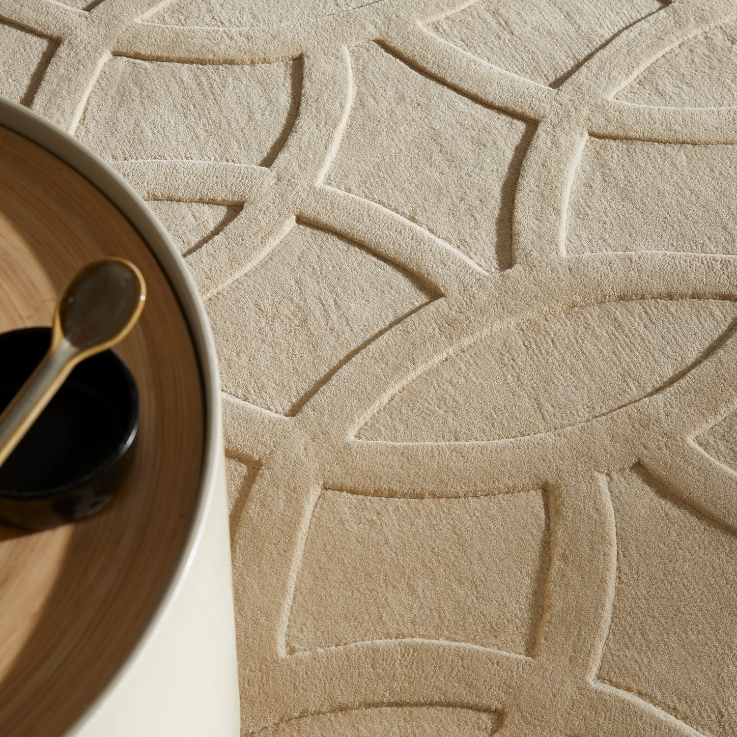 Priory PRI101 Beige Rug - Love-Rugs