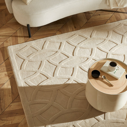 Priory PRI101 Beige Rug - Love-Rugs alternate image