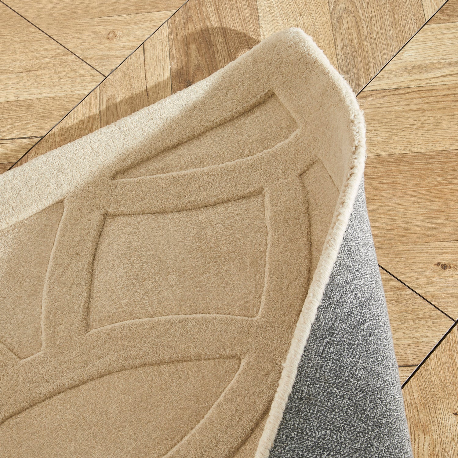 Priory PRI101 Beige Rug - Love-Rugs