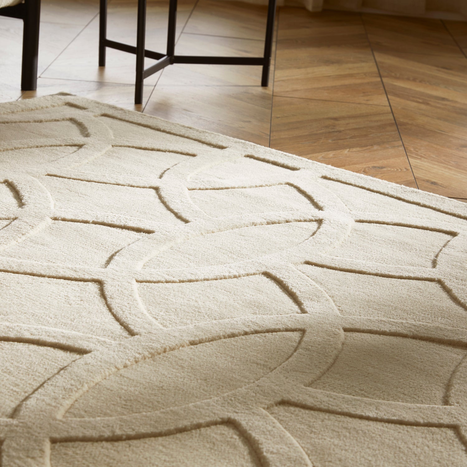 Priory PRI101 Ivory Rug – Love-Rugs