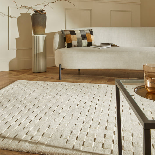 Priory PRI102 Ivory Rug - Love-Rugs alternate image