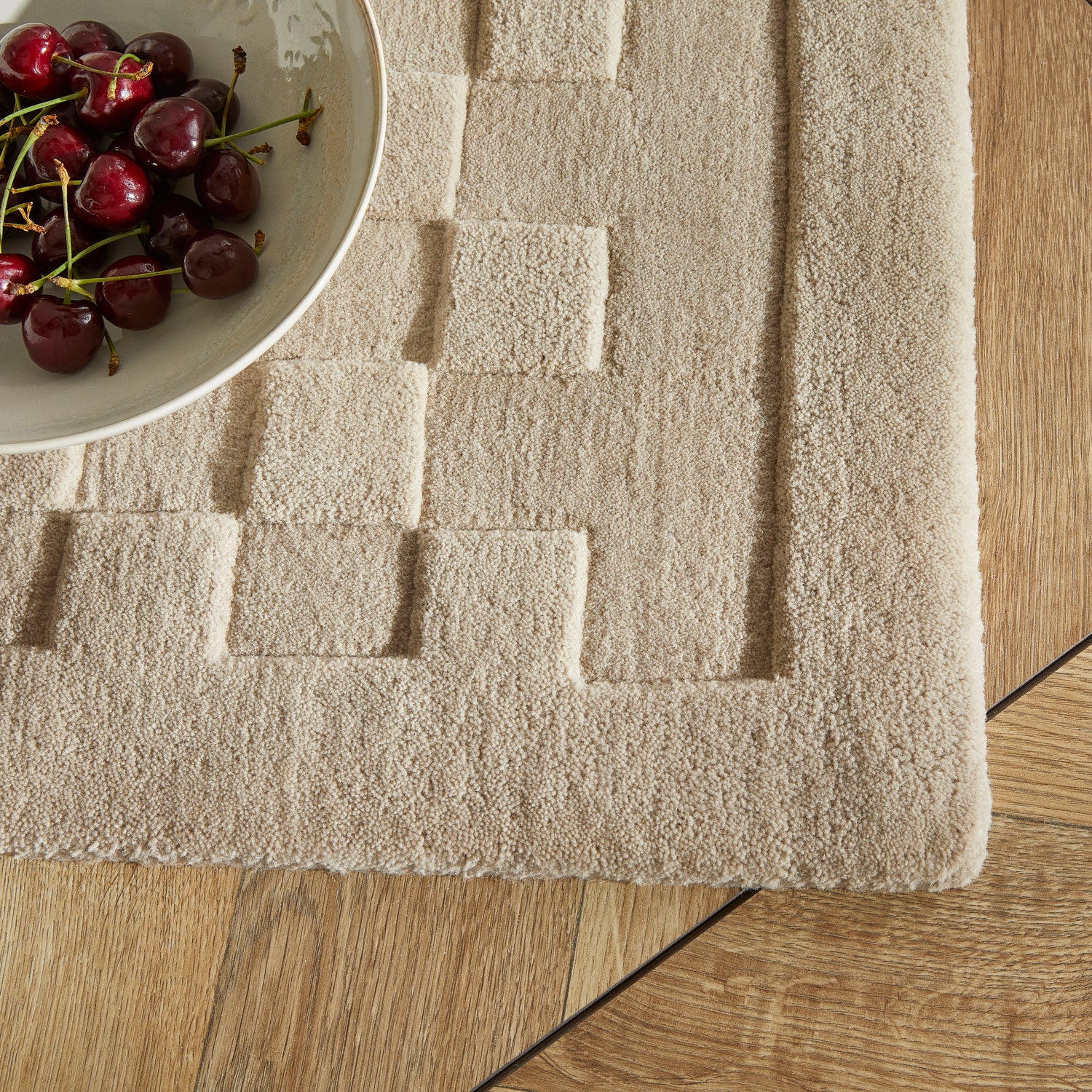 Priory PRI102 Taupe Rug - Love-Rugs