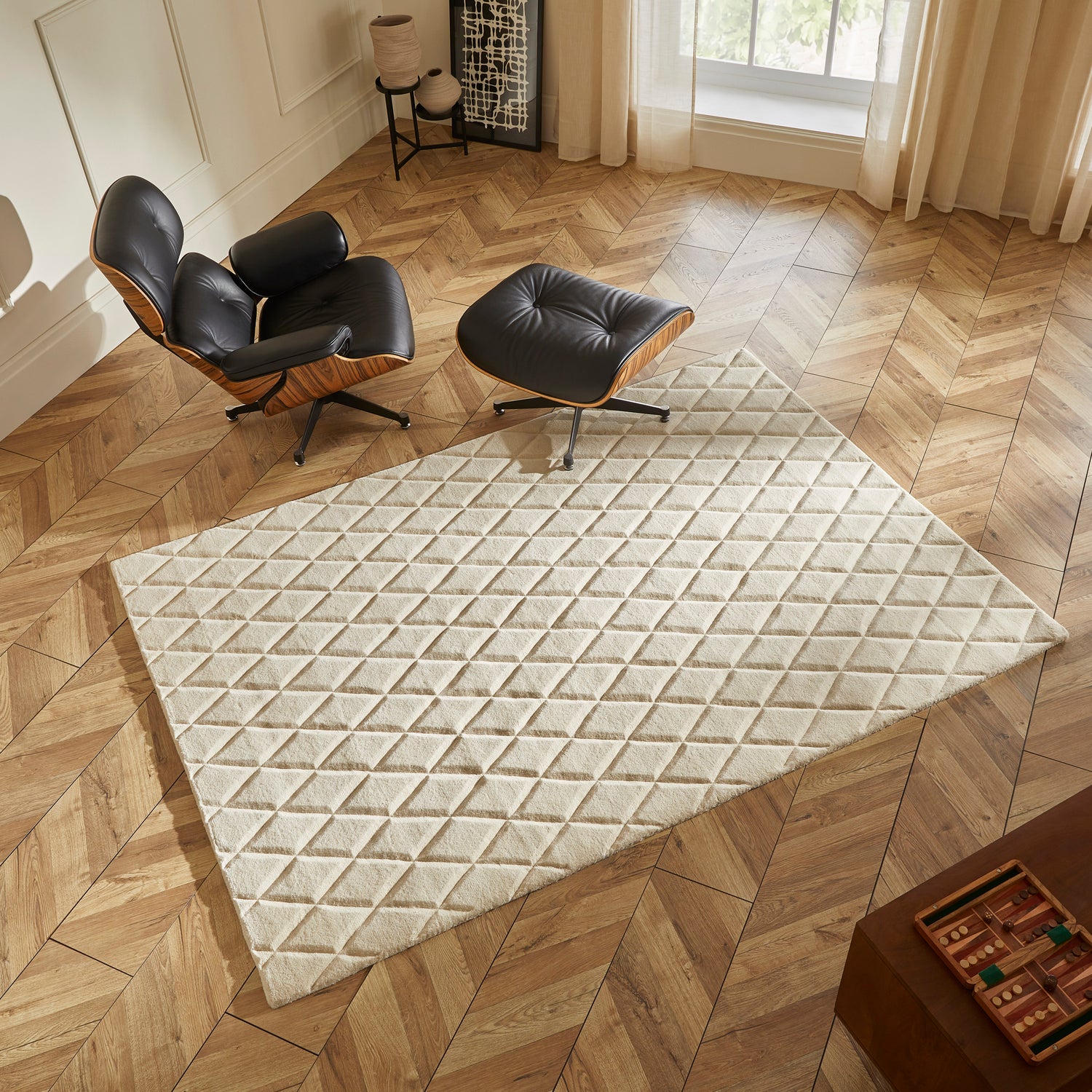 Preva Rugs Priory PRI103 Ivory Rug – Love-Rugs