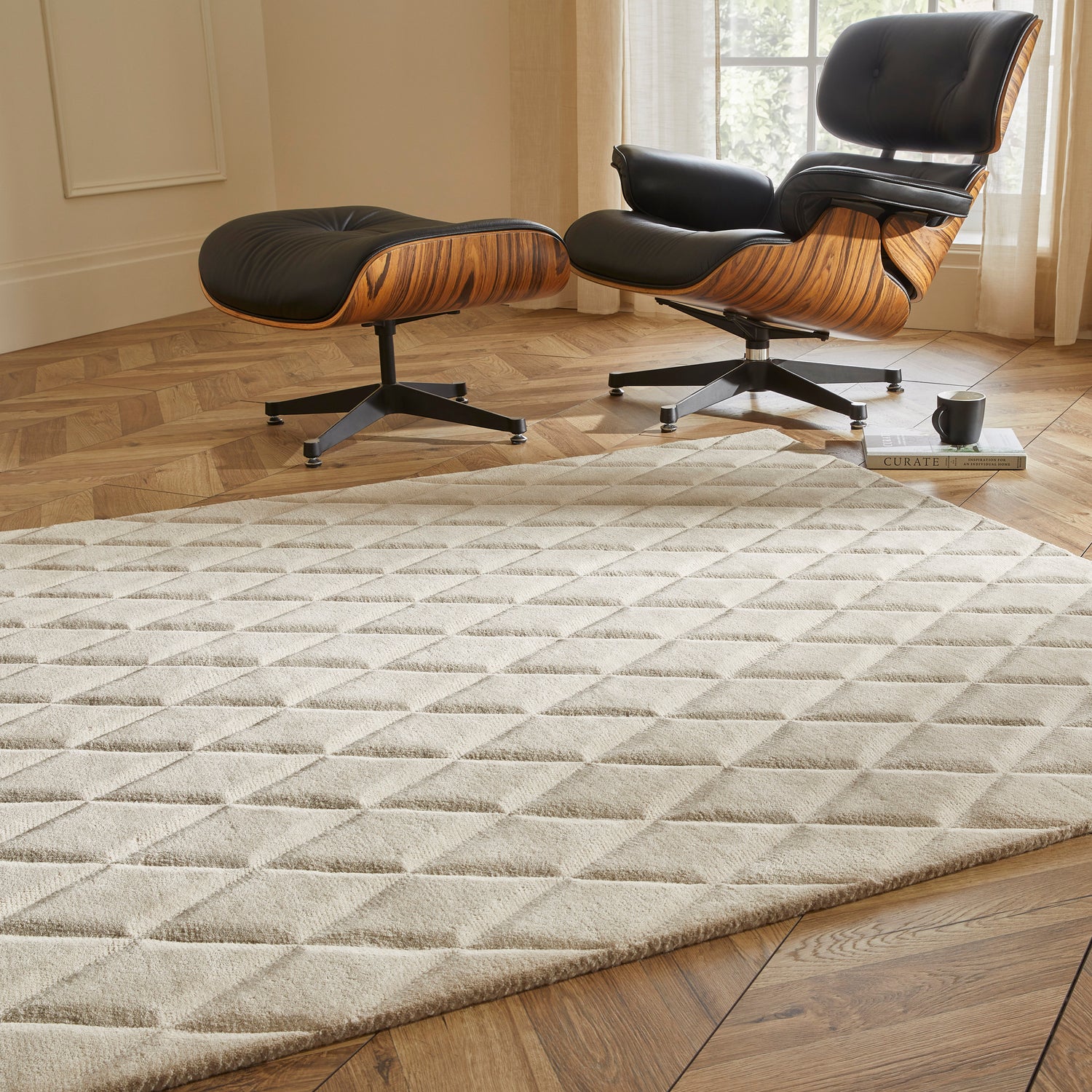Priory PRI103 Taupe Rug - Love-Rugs