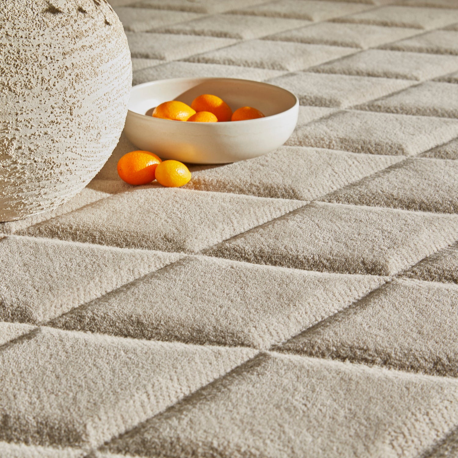 Priory PRI103 Taupe Rug - Love-Rugs