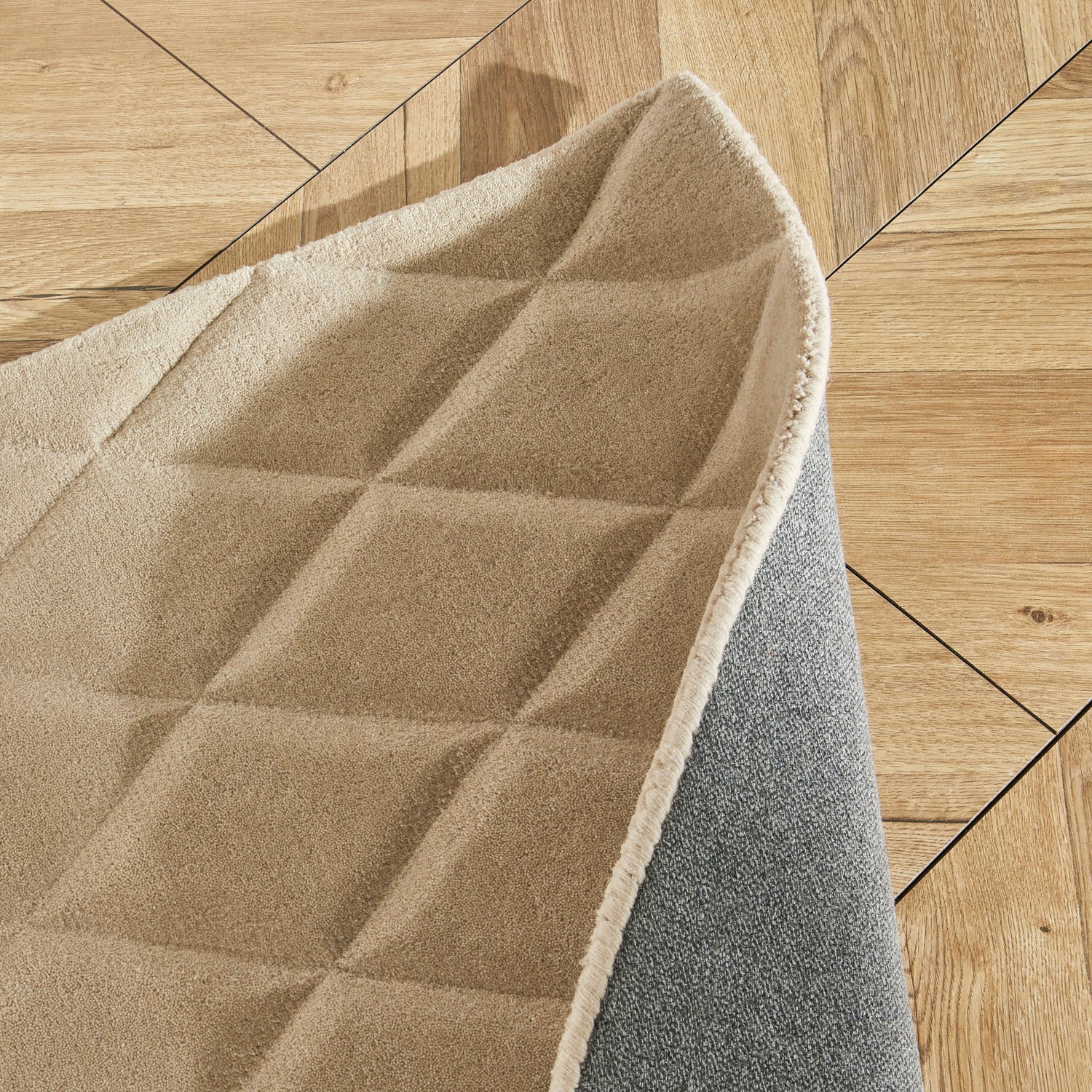 Priory PRI103 Taupe Rug - Love-Rugs