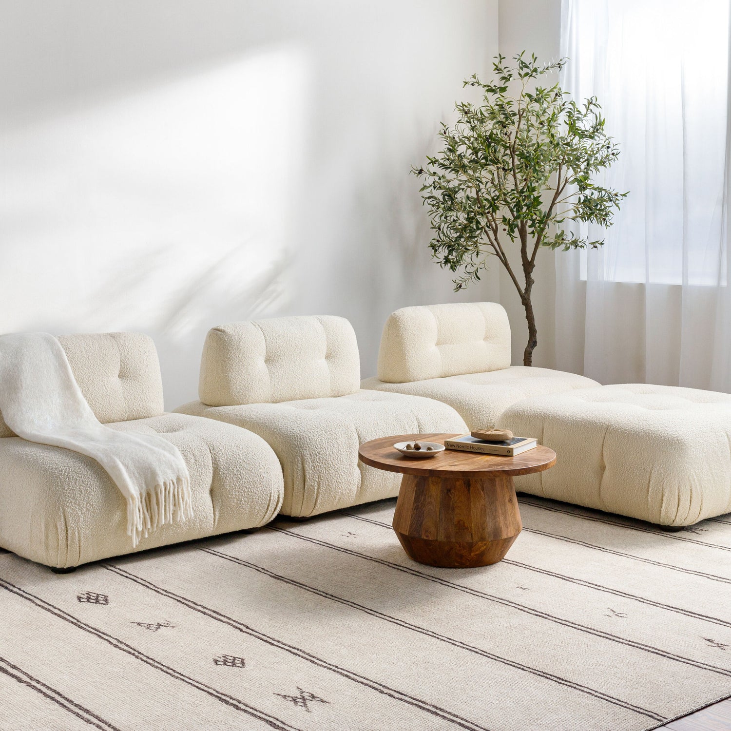 Rivi Becki Owens x Livabliss Modern Scandi Boho BORC2300 Rug - Love-Rugs