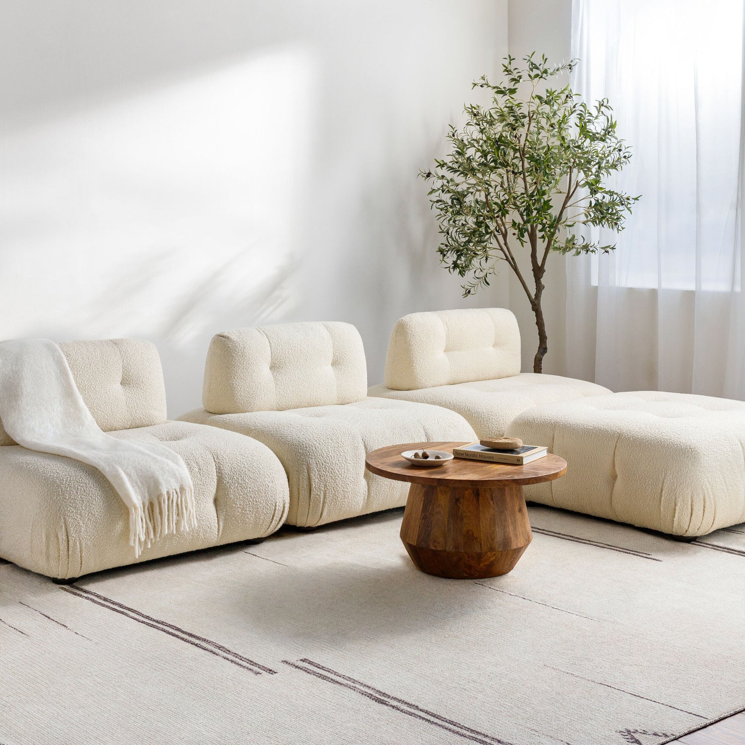Rivi Becki Owens x Livabliss Modern Scandi Boho BORC2301 Rug - Love-Rugs
