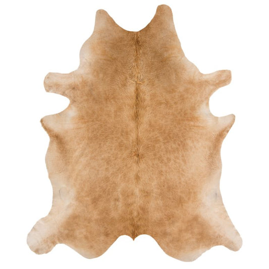 Rodeo Beige Leather Hide Rug