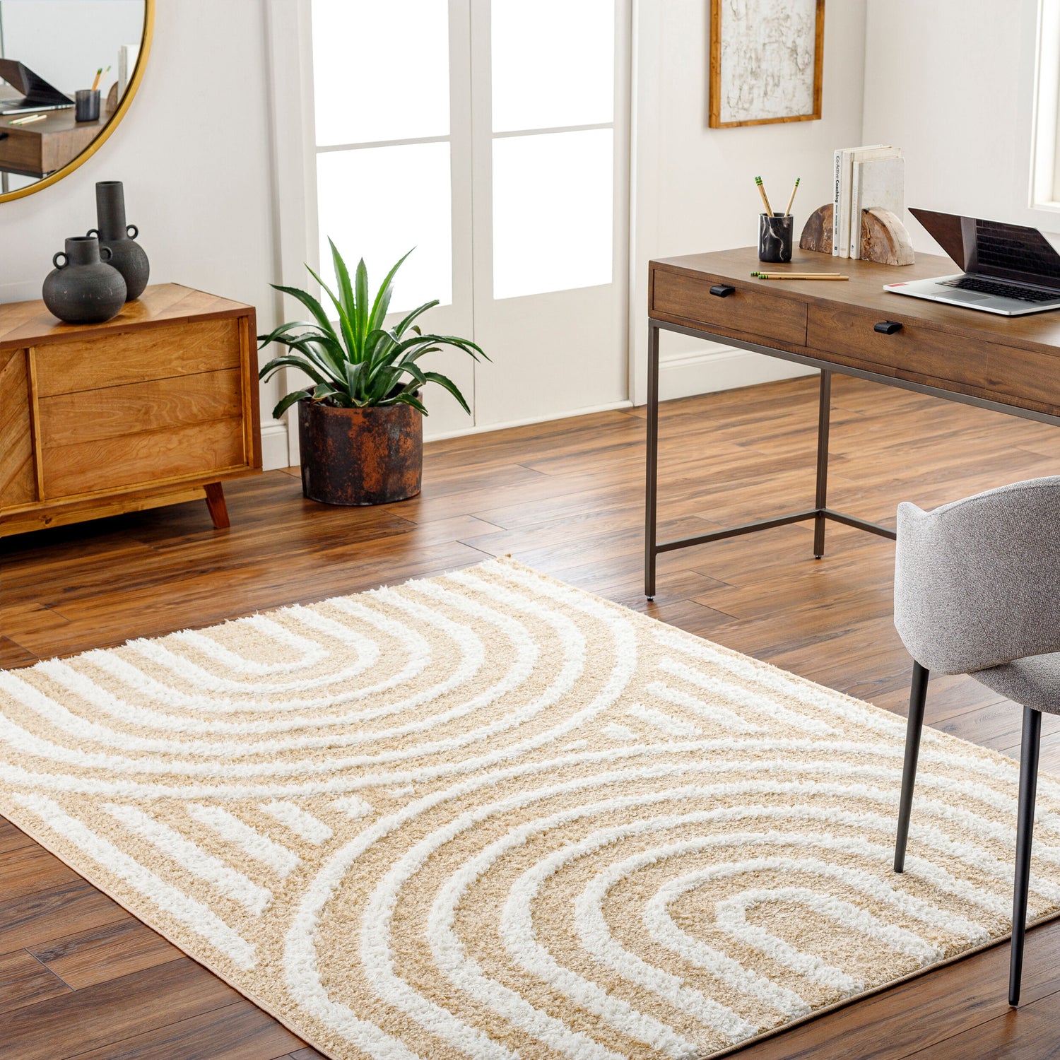 Rodos Modern Shaggy RDO2331 Rug - Love-Rugs