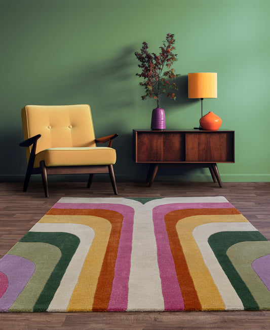 Romy 01 Retro Pink Rug alternate image